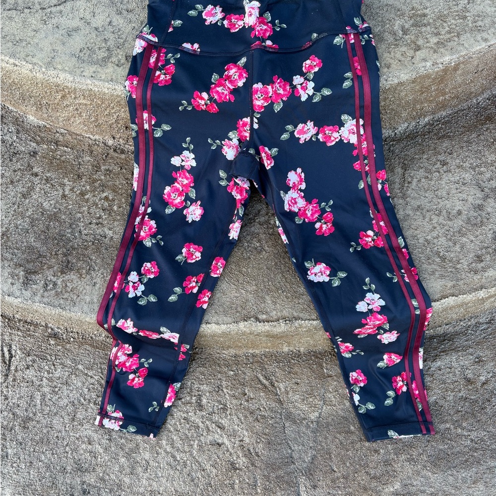 GAP Blue and Pink Floral Leggings